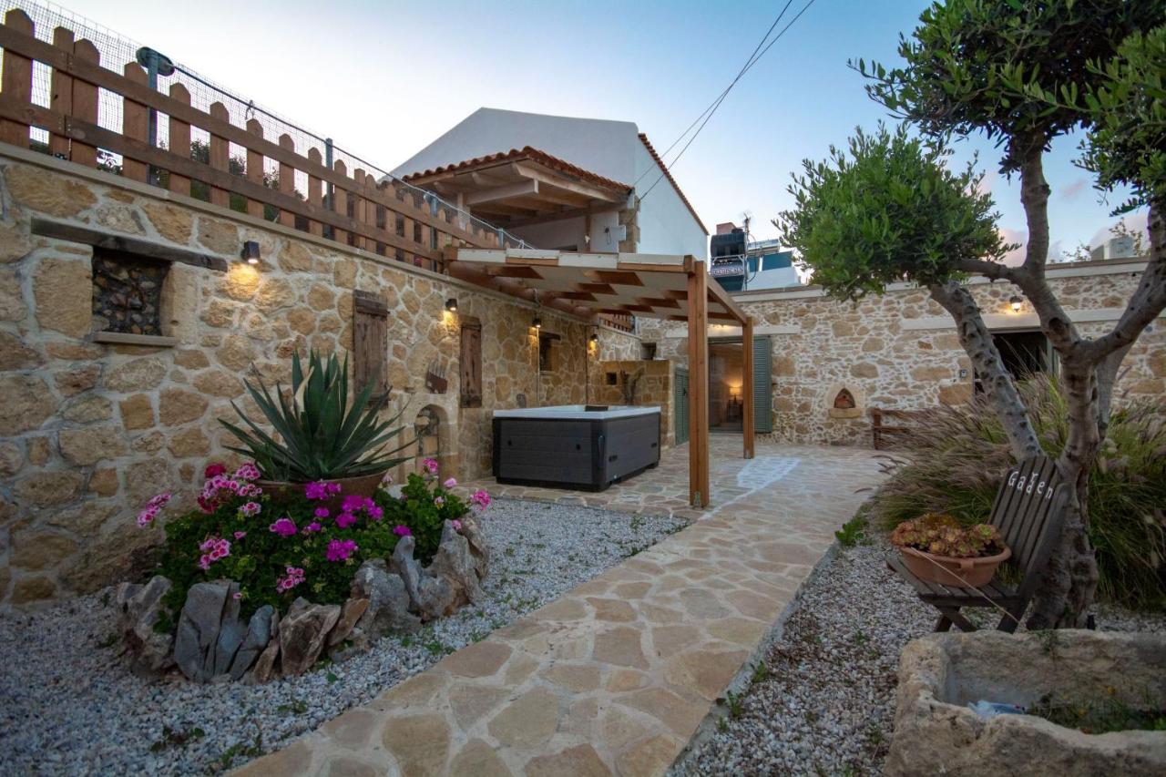 Pamelas House With Jacuzzi Kissamos Exterior photo
